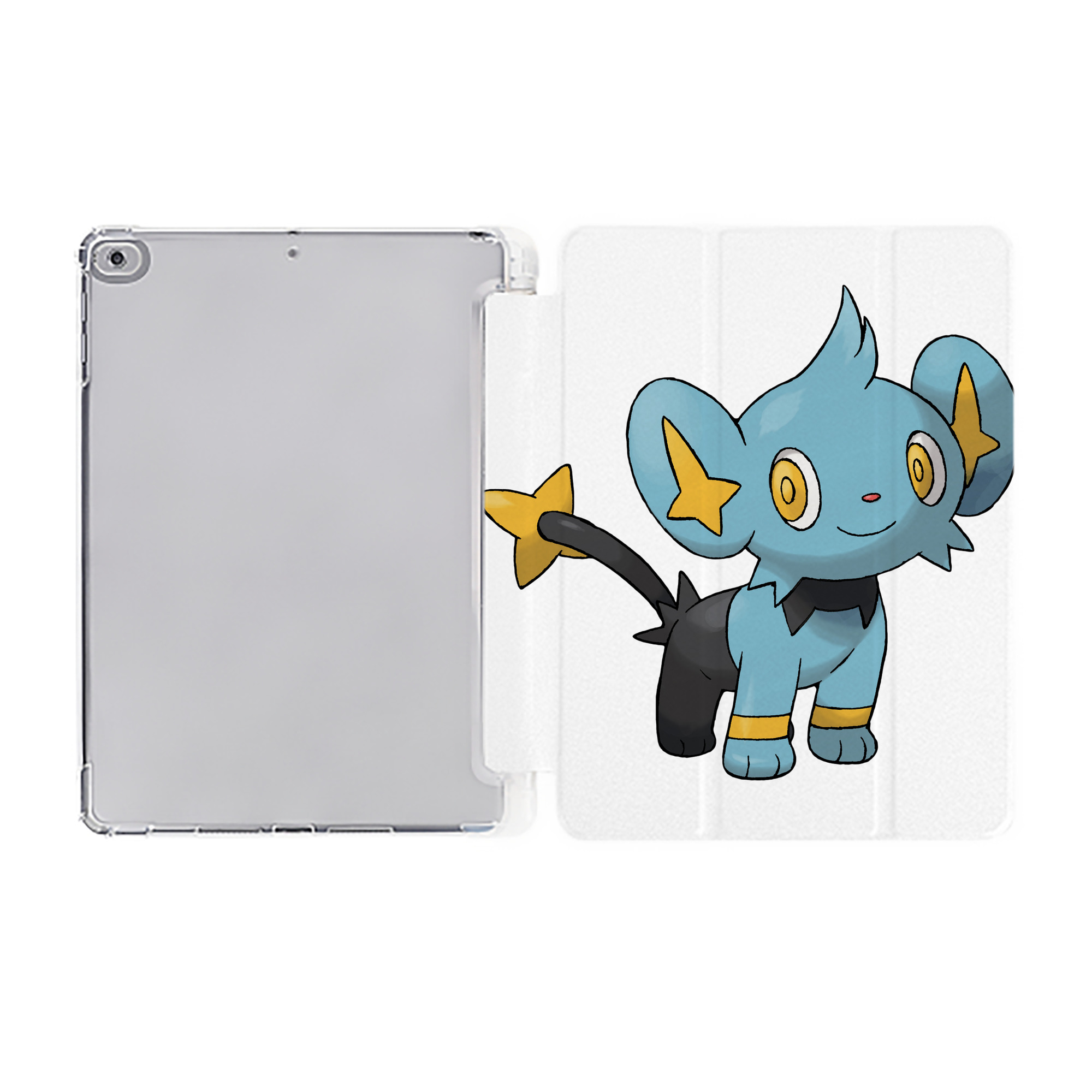 （画像用） ポケットモンスター Pokémon IPad ケース ペン収納付き 三つ折りスタンド PUレザー×シリコン 対応機種9.5/10.5/10.9インチ